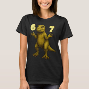 67 T-rex Hands Motion Dinosaur Meme For Kids Teens T-Shirt