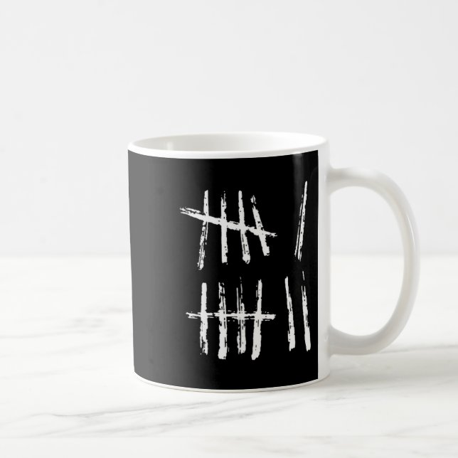 67 Tally Mark Shirt Funny Six Seven 67 Meme 6 7 Nu Coffee Mug (Right)