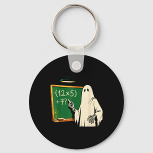 67 Teacher Halloween Ghost Six Seven Meme Brainrot Key Ring