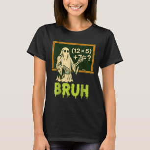 67 Teacher Halloween Ghost Six Seven Meme Brainrot T-Shirt