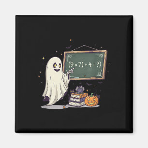 67 Teacher Halloween Ghost Six Seven Meme Math Jok Magnet