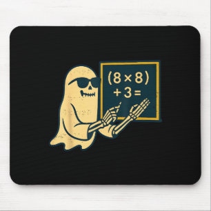 67 Teacher Halloween Skeleton Ghost Six Seven Meme Mouse Pad