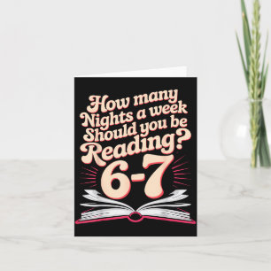 67 Teacher How Many Nights A Week Should You Be Re Card