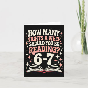 67 Teacher How Many Nights A Week Should You Be Re Card