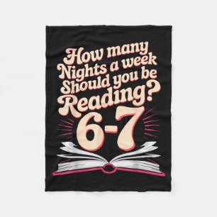 67 Teacher How Many Nights A Week Should You Be Re Fleece Blanket