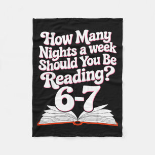 67 Teacher How Many Nights A Week Should You Be Re Fleece Blanket