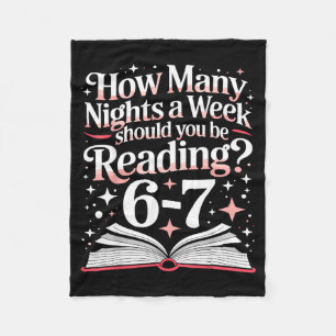 67 Teacher How Many Nights A Week Should You Be Re Fleece Blanket