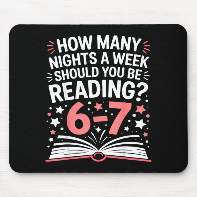67 Teacher How Many Nights A Week Should You Be Re Mouse Pad (Front)