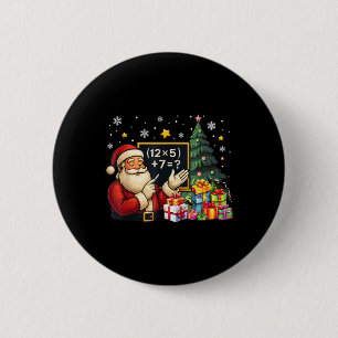 67 Teacher Santa Christmas Six Seven Meme Brainrot 6 Cm Round Badge