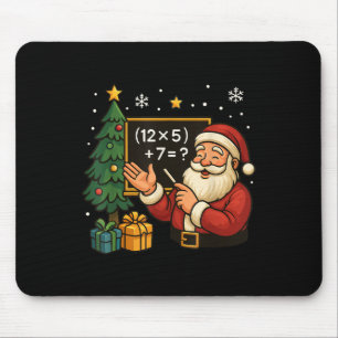 67 Teacher Santa Christmas Six Seven Meme Brainrot Mouse Pad