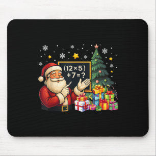 67 Teacher Santa Christmas Six Seven Meme Brainrot Mouse Pad