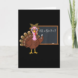 67 Teacher Thanksgiving Turkey Six Seven Meme Brai Card