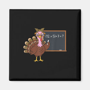67 Teacher Thanksgiving Turkey Six Seven Meme Brai Magnet