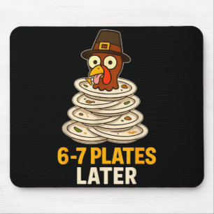 67 Thanksgiving Funny Turkey 6-7 Meme Six Seven Bo Mouse Pad