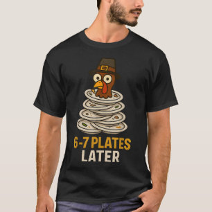 67 Thanksgiving Funny Turkey 6-7 Meme Six Seven Bo T-Shirt