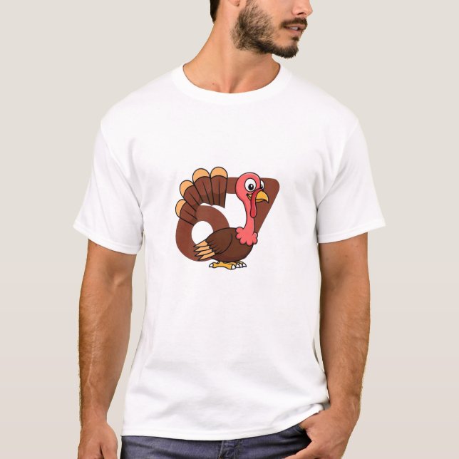 67 Thanksgiving Funny Turkey T-Shirt (Front)