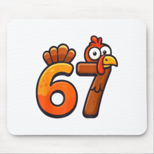 67 Thanksgiving Funny Turkey Thanksgiving 67 Turke Mouse Pad