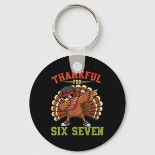 67 Thanksgiving Meme Funny Thankful Turkey Dabbing Key Ring