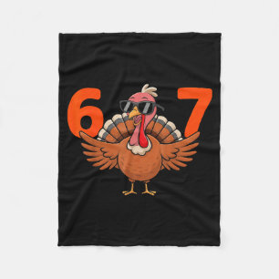 67 Thanksgiving Middle School 6 7 Fleece Blanket