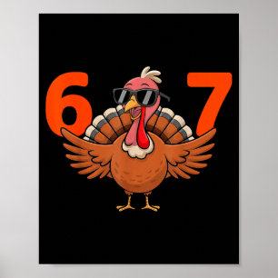 67 Thanksgiving Middle School 6 7 Poster