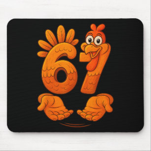 67 Thanksgiving Turkey Funny Gen Alpha Meme Thanks Mouse Pad