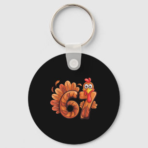 67 Thanksgiving Turkey  Key Ring