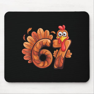 67 Thanksgiving Turkey Mouse Pad