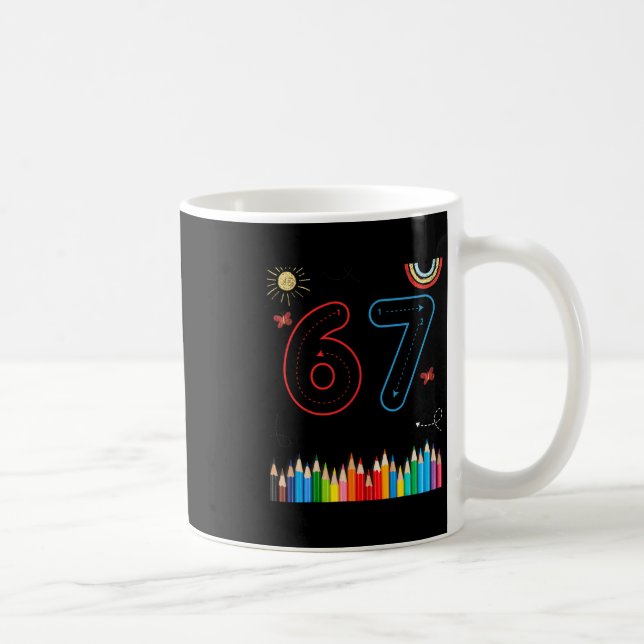 67 Tracing Funny Meme Elementary School Teachers  Coffee Mug (Right)