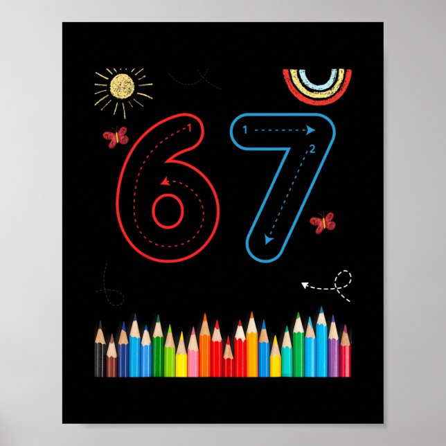 67 Tracing Funny Meme Elementary School Teachers  Poster (Front)