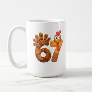 67 turkey thanksgiving funny coffee mug