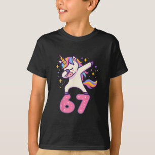 67 Unicorn For Girls Six Seven Meme Brainrot Funny T-Shirt