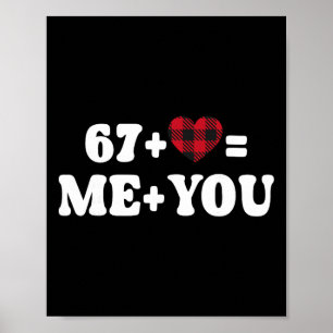67 Valentine I Love You Funny Happy Valentines Day Poster