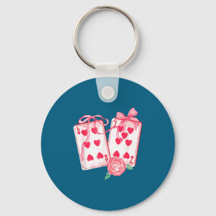 67 Valentine Mahjong Funny Six Seven Meme Coquette Key Ring