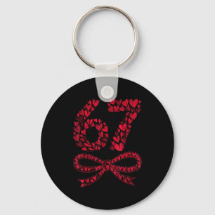 67 Valentine’s Day Heart Meme – Trendy Six Seven Key Ring