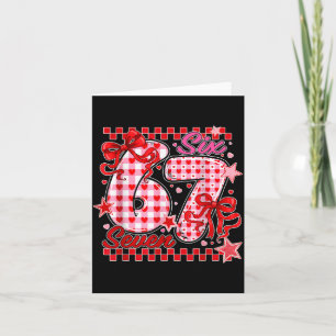 67 Valentine Six Seven Cute Love Valentine Men Wom Card
