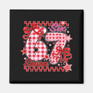 67 Valentine Six Seven Cute Love Valentine Men Wom Magnet