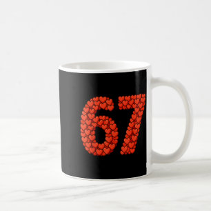 67 Valentines Day Meme Six Seven Hearts Boys Girls Coffee Mug