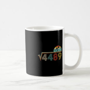 67 Vintage Meme Square Root 4489 Slang Math Teache Coffee Mug