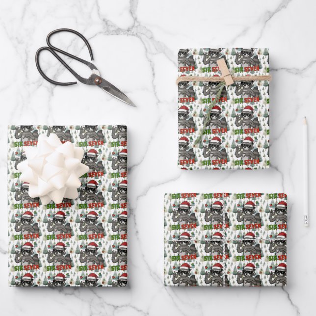67 Viral Gift Wrap | Trending Six Seven Meme Gift (Front)