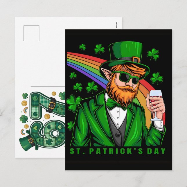 67 Viral Meme St Patricks Holiday Postcard (Front/Back)