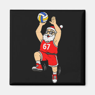 67 Volleyball Santa Six Seven Meme Christmas Srt M Magnet