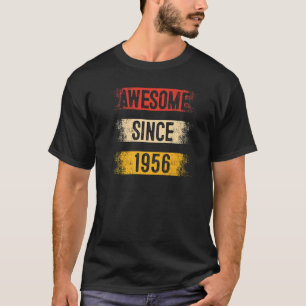 67 Year Old Awesome Since 1956 67th Birthday T-Shirt
