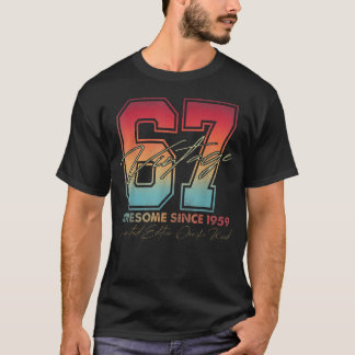 67 Year Old Vintage 1959 Limited Edition 67Th T-Shirt