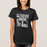 67 Years Old Funny Rock & Roll Birthday Humour Old T-Shirt<br><div class="desc">67 Years Old Funny Rock & Roll Birthday Humour Old Men Women</div>