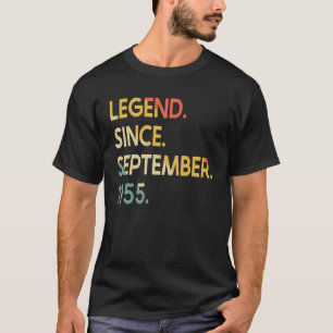 67 Years Old Legend Since September 1955 67th Birt T-Shirt