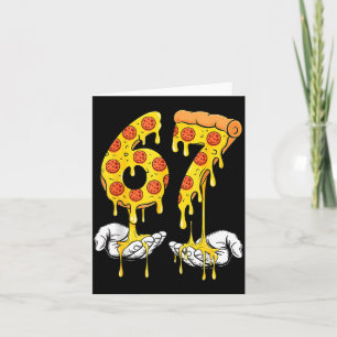67 Zza Meme Funny Zza Lover  Card