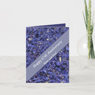 67th Anniversary Editable Card