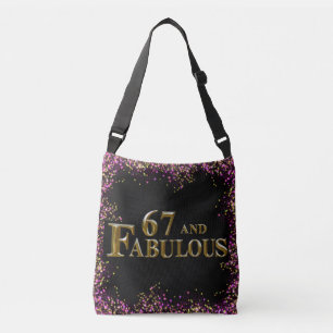 67th Birthday  Crossbody Bag