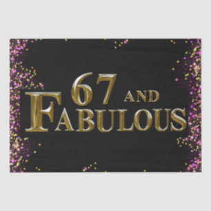 67th Birthday Tissue Paper