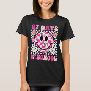 67th Day Of School 67 Days Smarter Teacher Girl Wo T-Shirt